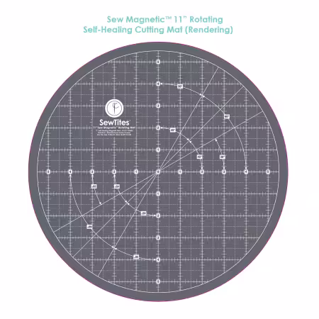 Sew Magnetic 11in Rotating Self-Healing Cutting Mat