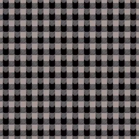 Pewter Cat Plaid