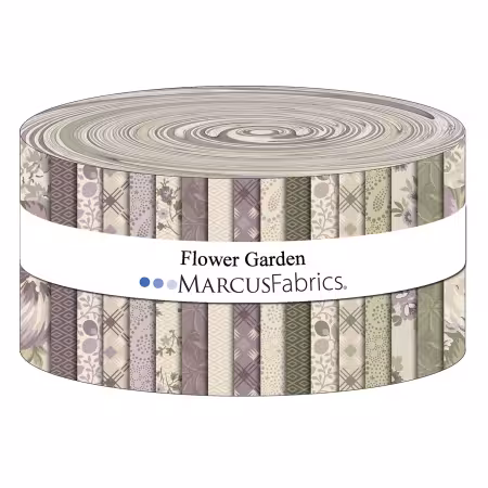 2-1/2in Strips, Flower Garden, 40pcs, 6 bundles/pack