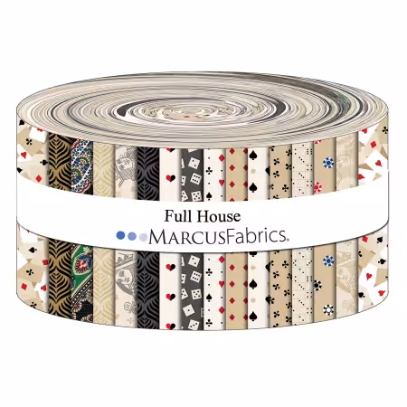 2-1/2in Strips Full House, 40pcs, 6 bundles/pack