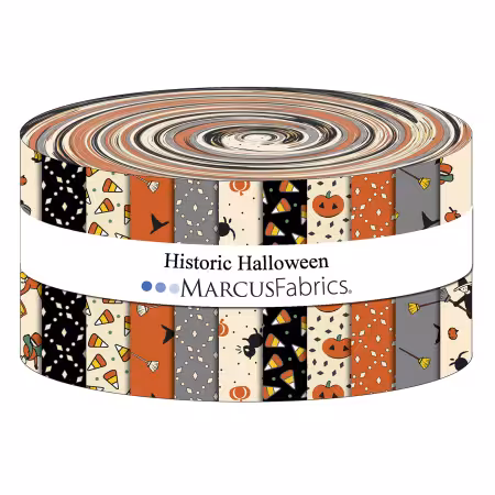 2-1/2in Strips Historic Halloween, 40pcs, 6 bundles/pack