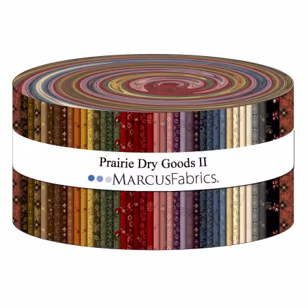 2.5in Strips, Prairie Dry Goods 2, 40pcs, 6 bundles/pack