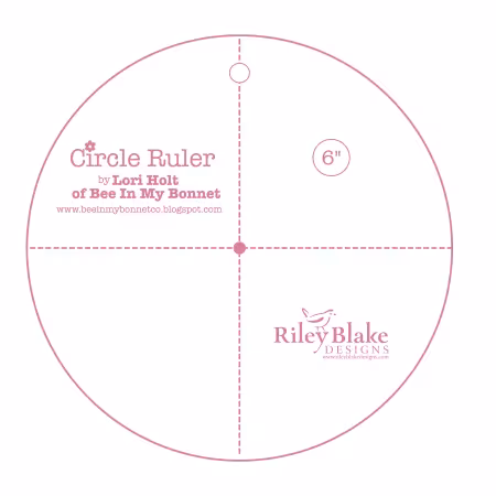 Lori Holt Circle Ruler 6in