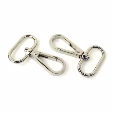 Two Swivel Hooks 1 Nickel