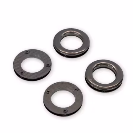 Four Screw Together Grommets 1 Gunmetal