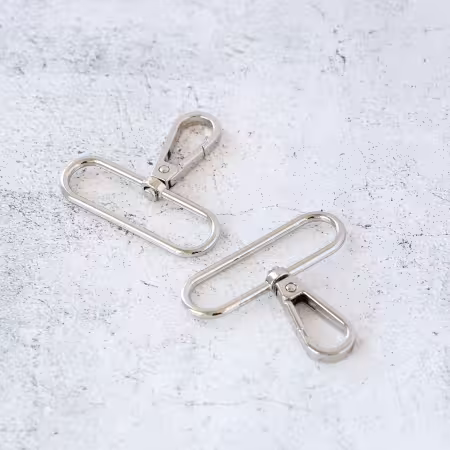 Two 2in Swivel Hooks Nickel