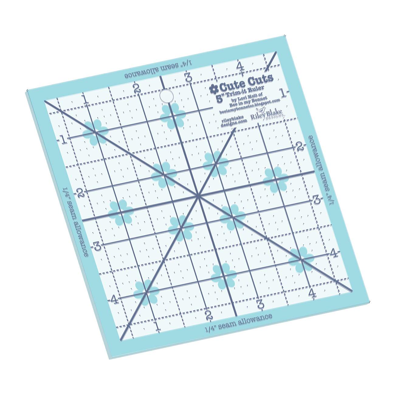 Lori Holt Cute Cuts Trim-it Ruler 5in x 5in