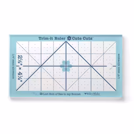 Lori Holt Cute Cuts™ Trim-it™ Ruler 2 1/2in x 4 1/2in