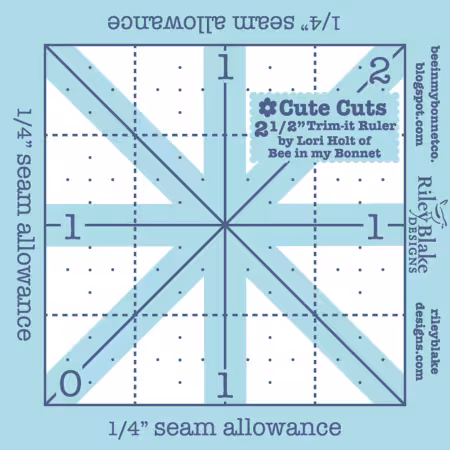 Trim It Ruler Square 2-1/2in x 2-1/2in