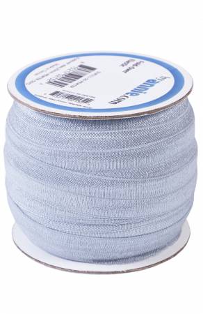 Fold-over Elastic 3/4in x 50yd Pewter