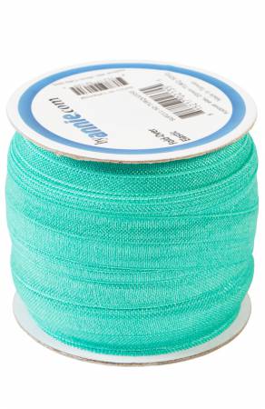 Fold-over Elastic 3/4in x 50yd Turquoise