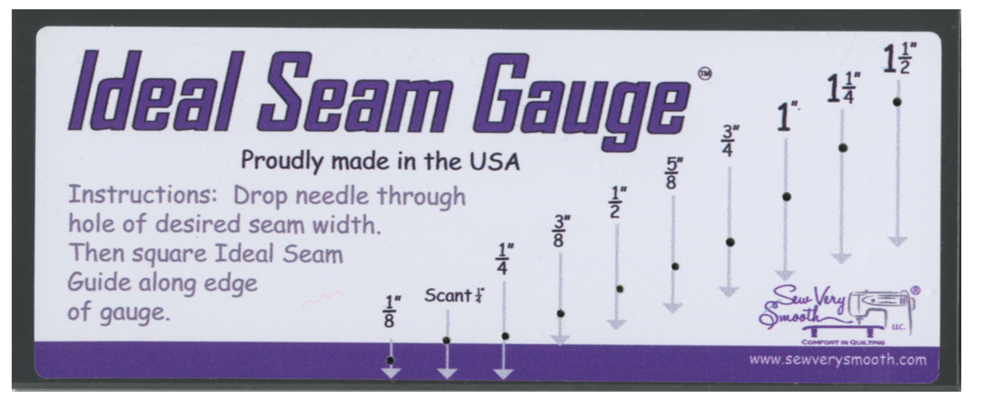 SEW VERY SMOOTH SVS54949  IDEAL SEAM GUIDE 10 