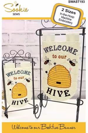 Welcome to our BeeHive Banner In-the-Hoop