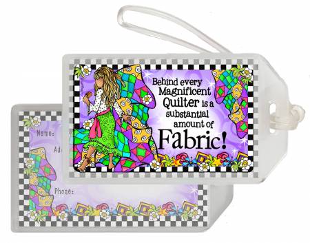 Quilt Fabric Bag  Tag