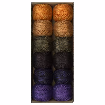 Valdani Pearl Cotton Ball Sz12 109yd 12 Colors Two At Halloween