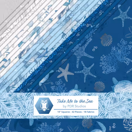 10in Squares Take Me to the Sea 42pcs