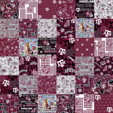 Texas A&M Collegiate Cheater Quilt