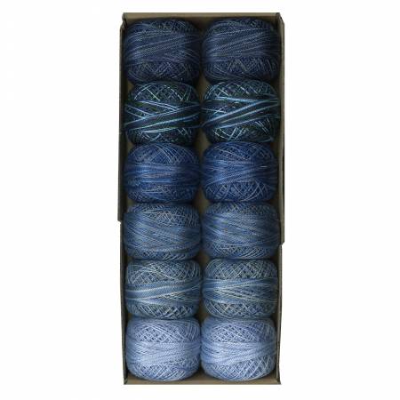 Valdani Pearl Cotton Ball Sz12 109yd Two in Blue