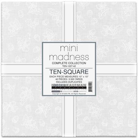 10in Squares Mini Madness, 42pcs/bundle