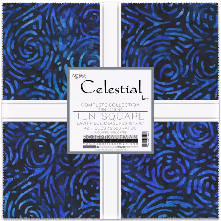 10in Squares Celestial 42pcs/bundle
