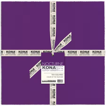 10in Squares Kona COTY 2025 Nocturne 42pcs/bundle