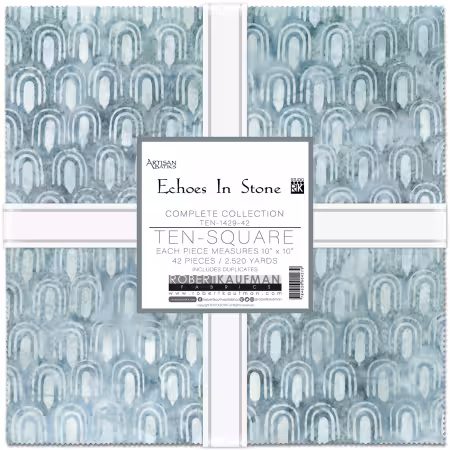 10In Squares Echoes In Stone 42Pcs/Bundle