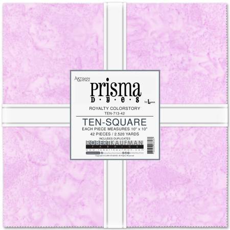 10in Squares Prisma Dyes, Royalty 42pcs/bundle
