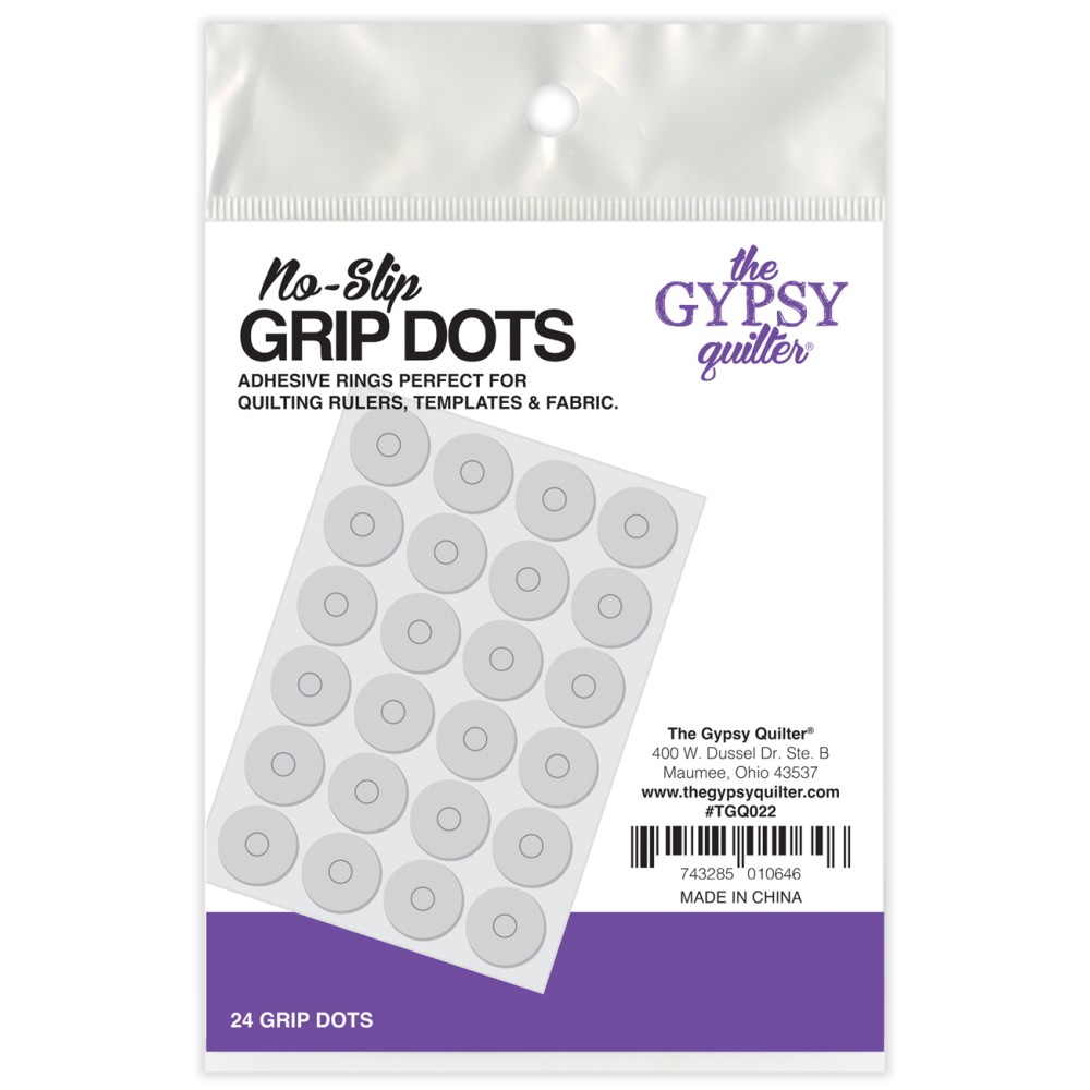 The Gypsy Quilter No-Slip Grip Dots TGQ022 retail pack