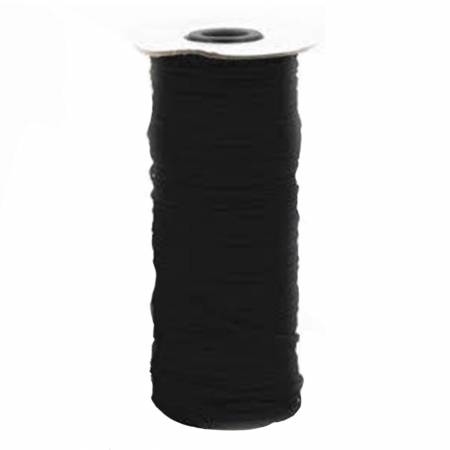 Black Flat Elastic 1/8in x 200yds