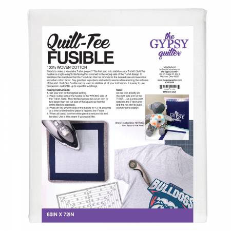 Gypsy Quilter Quilt-Tee Fusible 60in x 72in