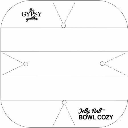 Bowl Cozy Pattern Template, Bowl Cozy Template Cutting Ruler Set