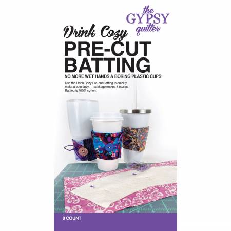 Drink Cozy Pre Cut Batting 8ct