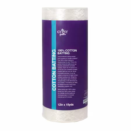 The Gypsy Quilter Cotton Batting 12in x 10yds