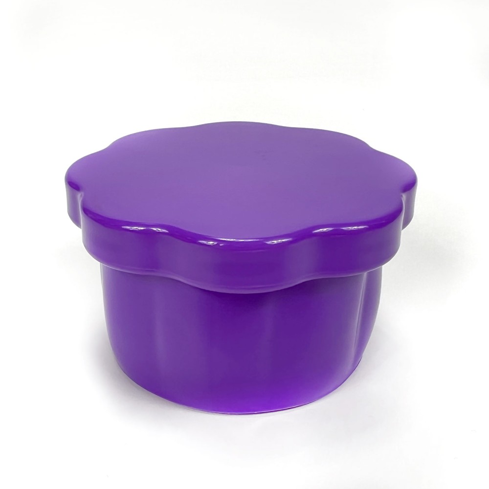 The Gypsy Quilter large magnetic pin cup collapsed and closed for compact storage