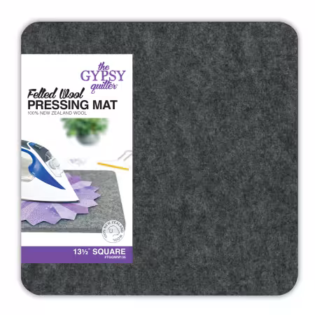Wool Pressing Mat 13-1/2in x 13-1/2in x 1/2in Thick