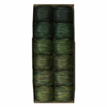 Valdani Pearl Cotton Ball Sz8 73yd Two in Green