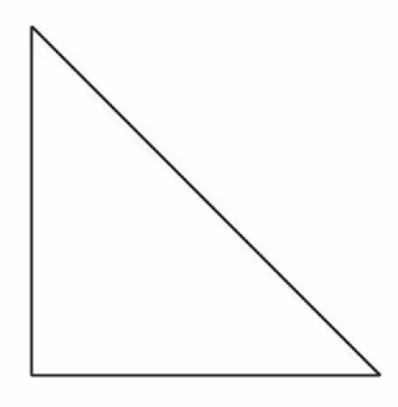 2in Half Square Triangle Template