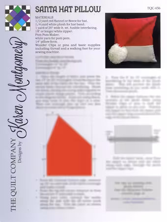 Project Sheet - Santa Hat Pillow - 12pk