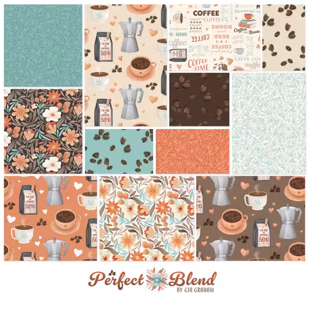 10in Squares Perfect Blend, 42pcs, 4 bundles/pack