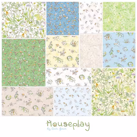 10in Squares Mouseplay, 42pcs, 4 bundles/pack