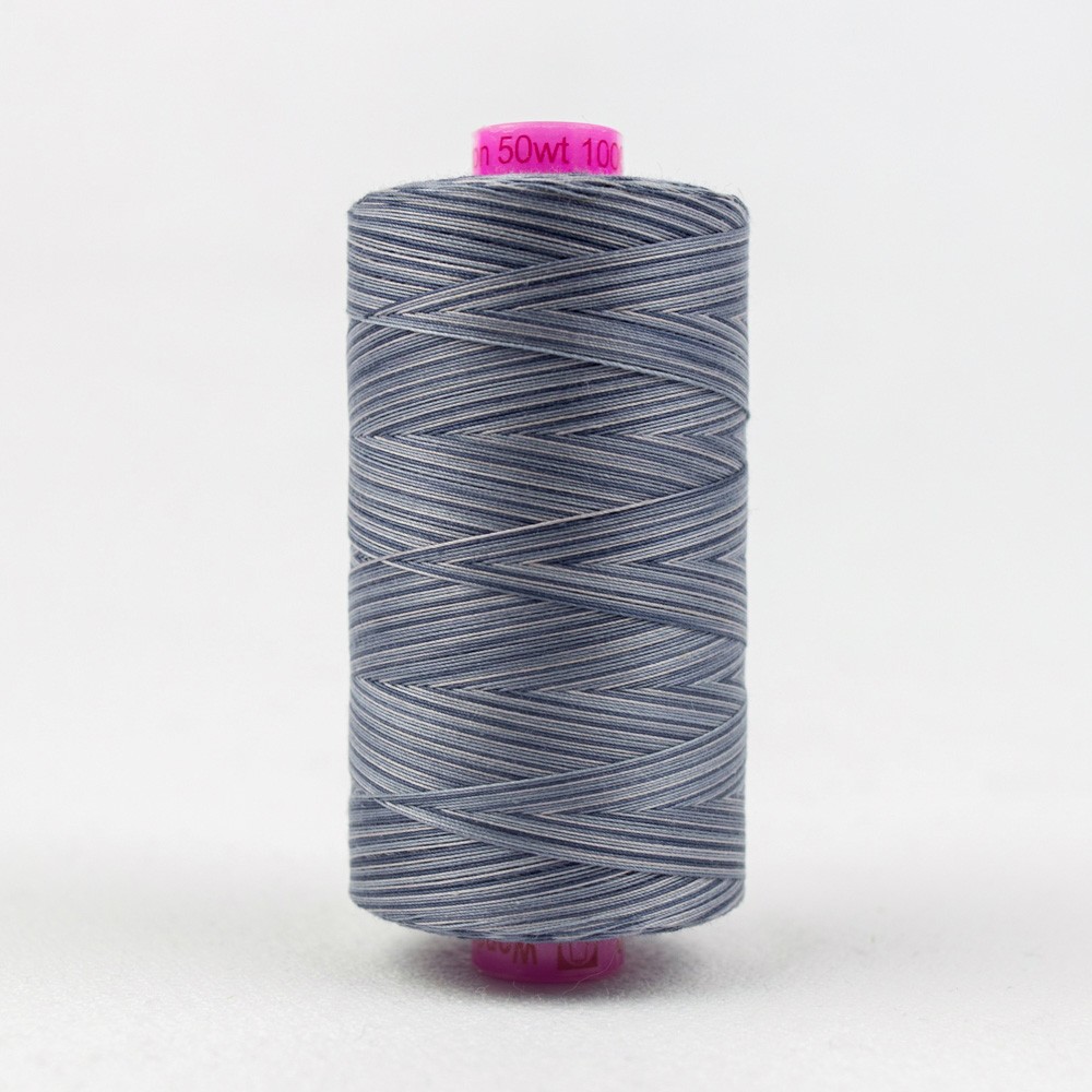 Tutti Variegated 50wt Cotton Thread 1000m Slate