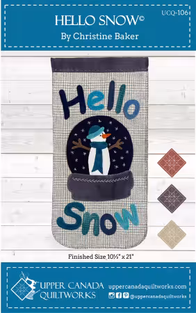 Hello Snow Wall Hanging