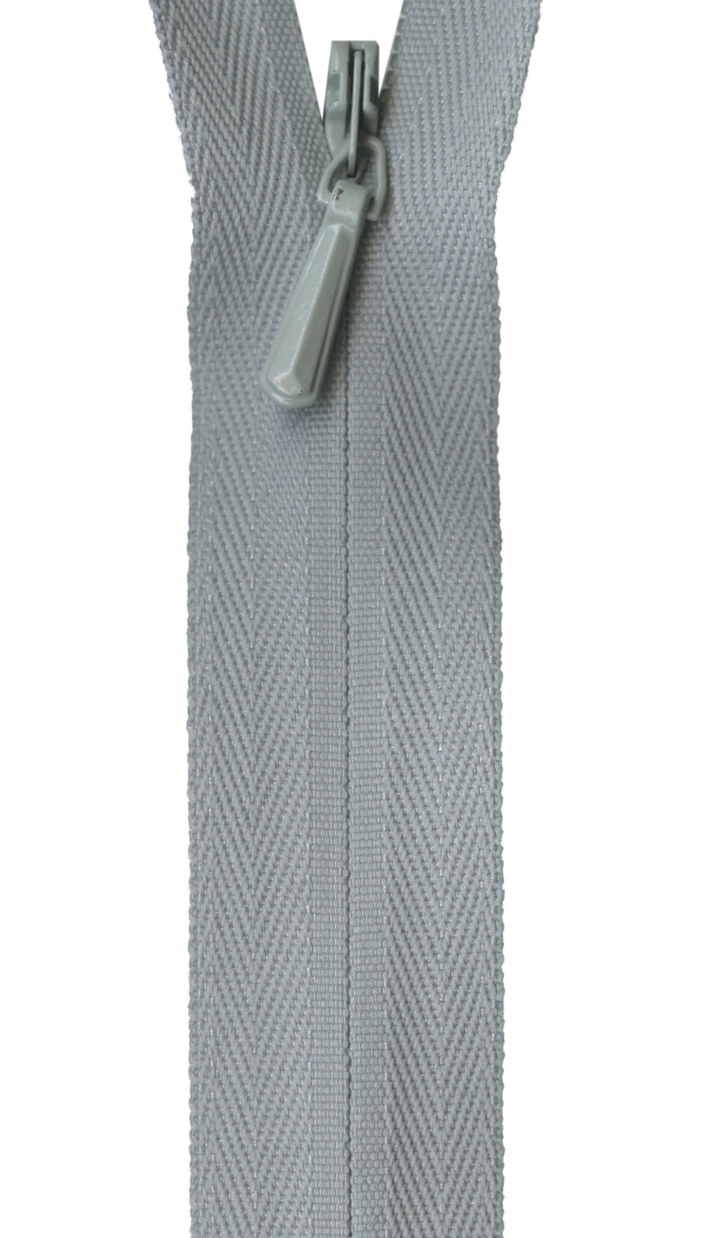 Unique Invisible Zipper Pearl Grey 18in