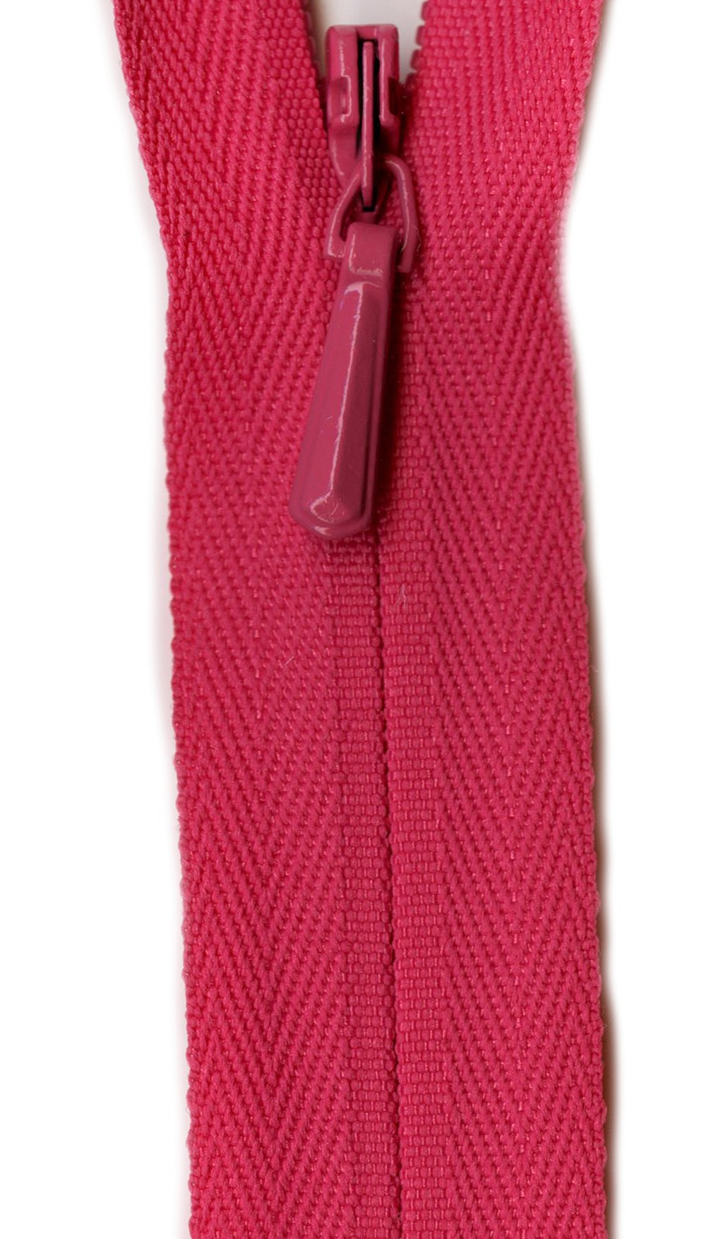 Unique Invisible Zipper Fuchsia 22in