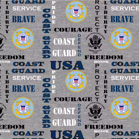 Grey US Coast Guard Cotton