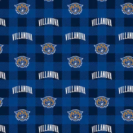 NCAA-Villanova Wildcats Buffalo Plaid Fleece