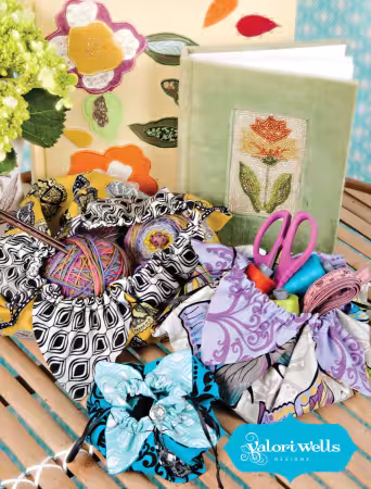 Sewing Card - Petal Pouches