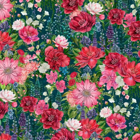 Teal Wild Garden
