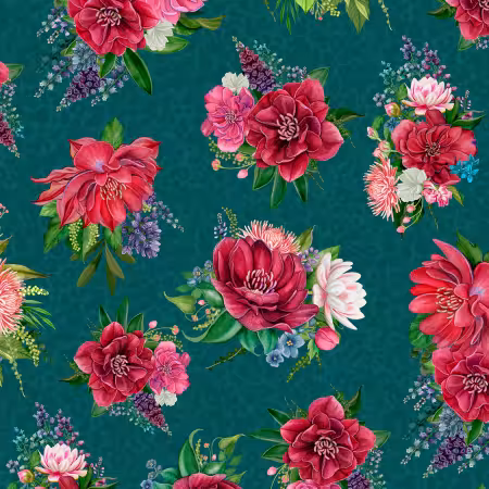Teal Wild Garden
