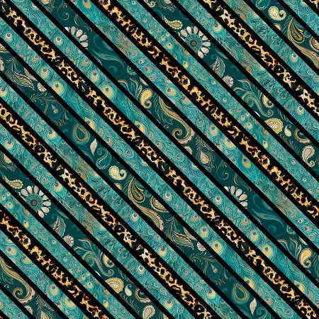 Teal Wild Garden